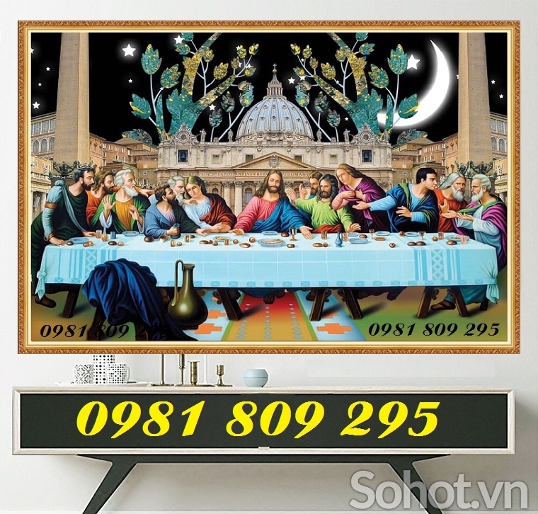 Tranh gạch công giáo 3d 12 tông đồ H7535