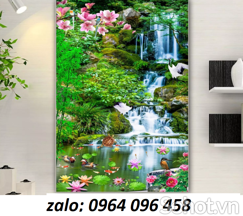 Gạch 3d tranh ốp tường hành lang - LCVC3