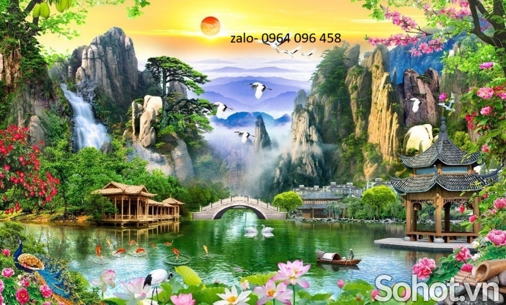 Tranh gạch 3d - gạch tranh 3d - XCVB765