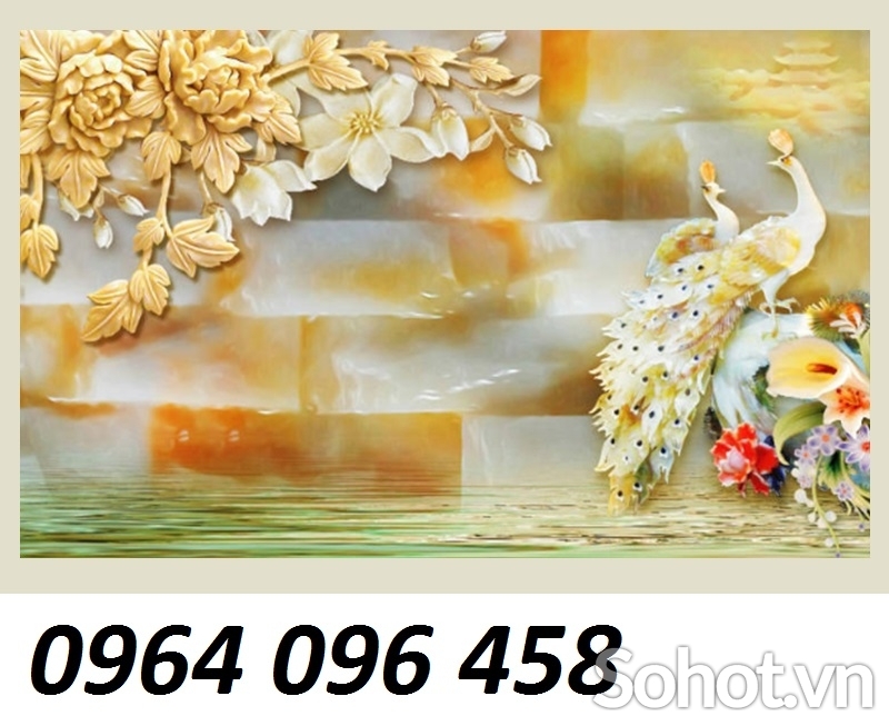 Tranh gạch 3d trang trí phòng khách - phòng ngủ - MBCV42