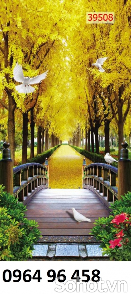 Tranh gạch 3d phong thủy mệnh hỏa - 64XP