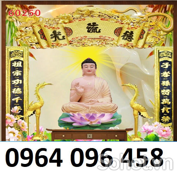 Tranh gạch 3d phòng thờ - 43XCV
