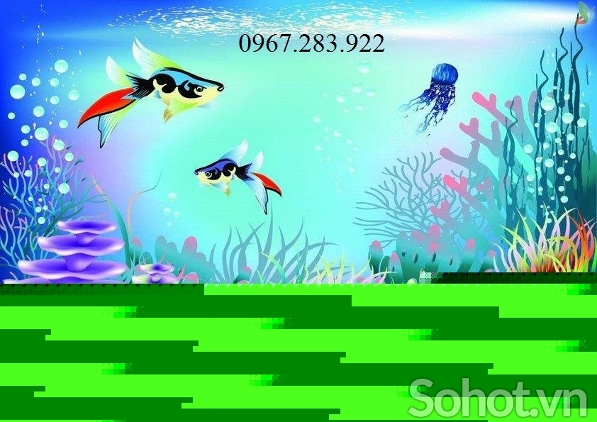 Gạch ốp tường 3D hoạt hình