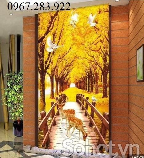 Gạch trang trí phong cảnh