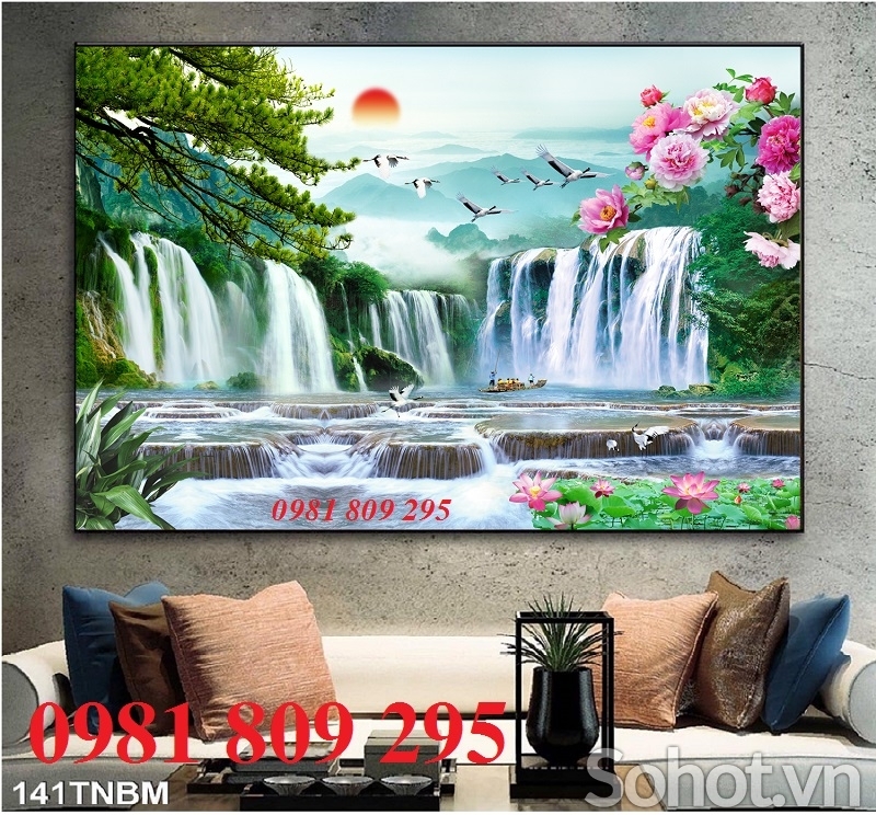 gạch tranh phong cảnh -gạch tranh 3d