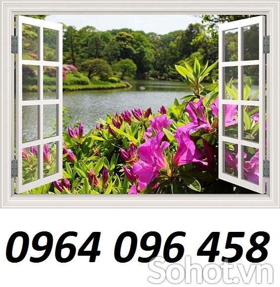 Tranh gạch 3d cửa sổ - HSX211