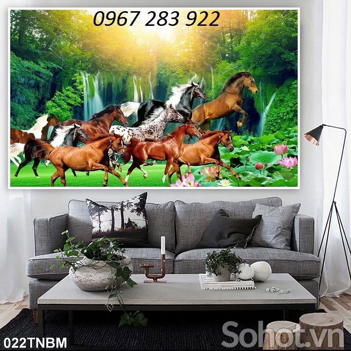 Gạch trang trí tường họa tiết mã đáo thành công