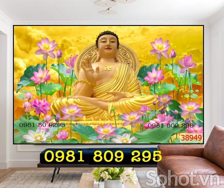 Tranh gạch men - tranh phật ốp tường