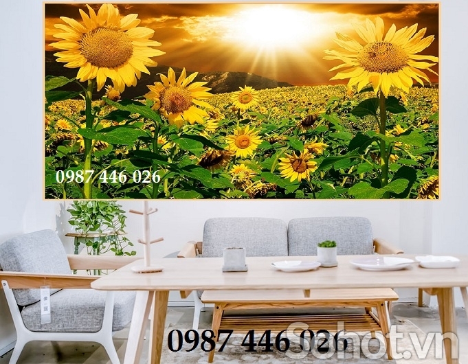 Gạch tranh tương vườn hoa HP2646