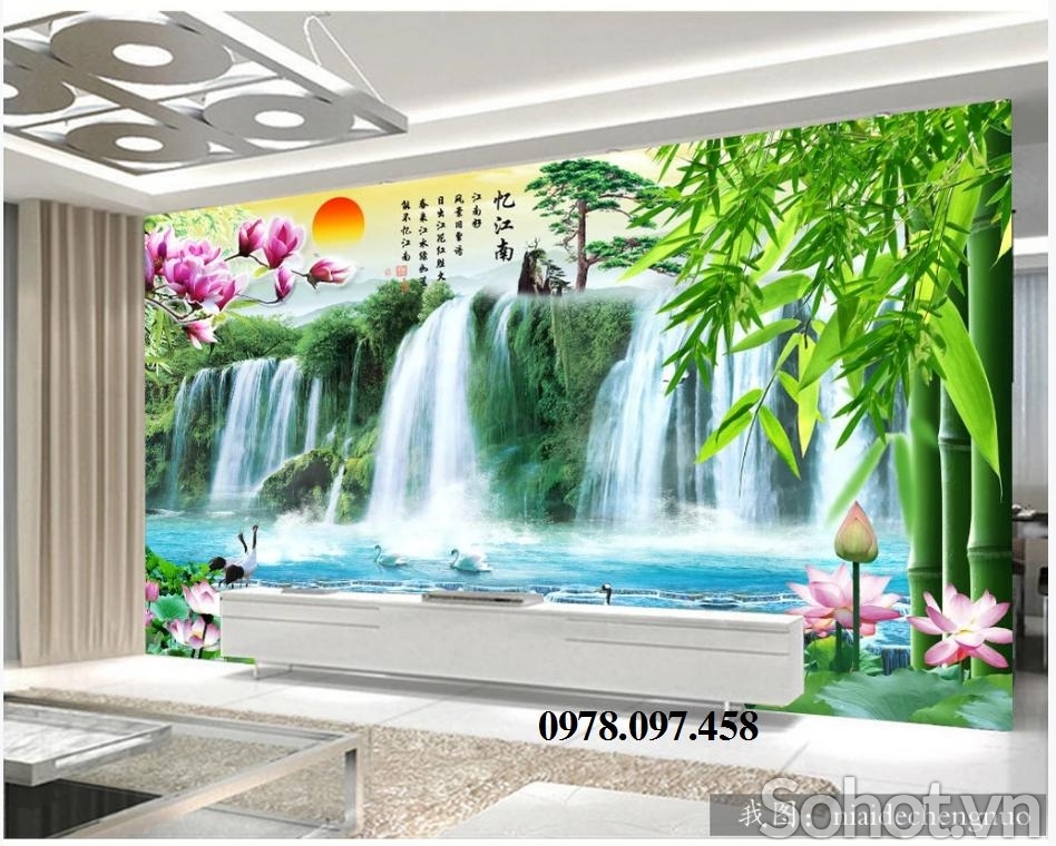 Tranh phòng khách - tranh phong cảnh