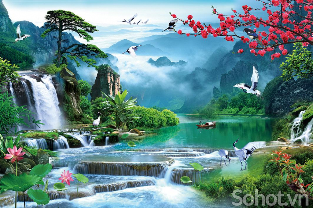 GẠCH TRANH 3D A23