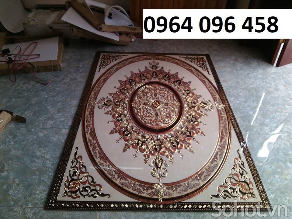 Gạch thảm 3d chiếu nghỉ phòng khách - sảnh - LBV69