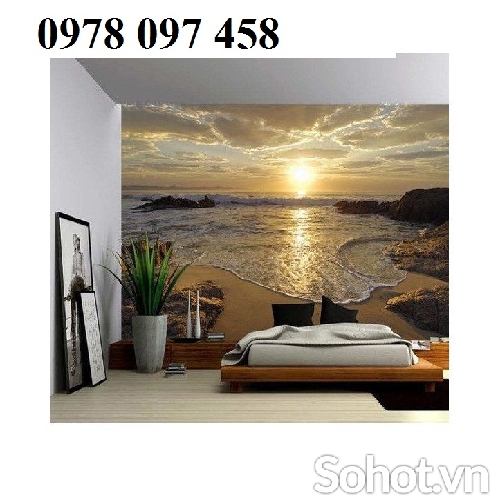 Phòng ngủ - tranh gạch 3D đẹp