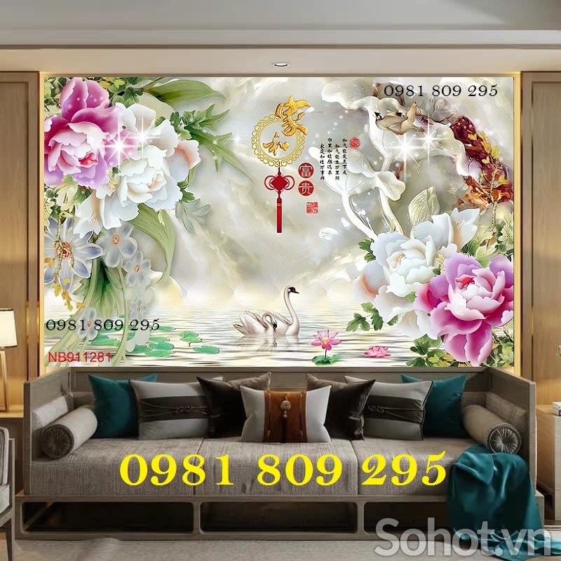 tranh sứ ngọc 3d - gạch tranh