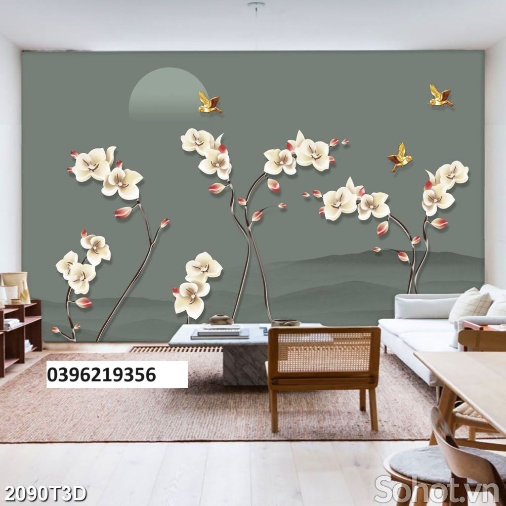 Tranh 3d đẹp trang trí cao cấp
