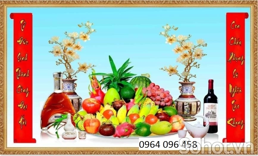 Tranh gạch 3d măm ngủ quả - XC622