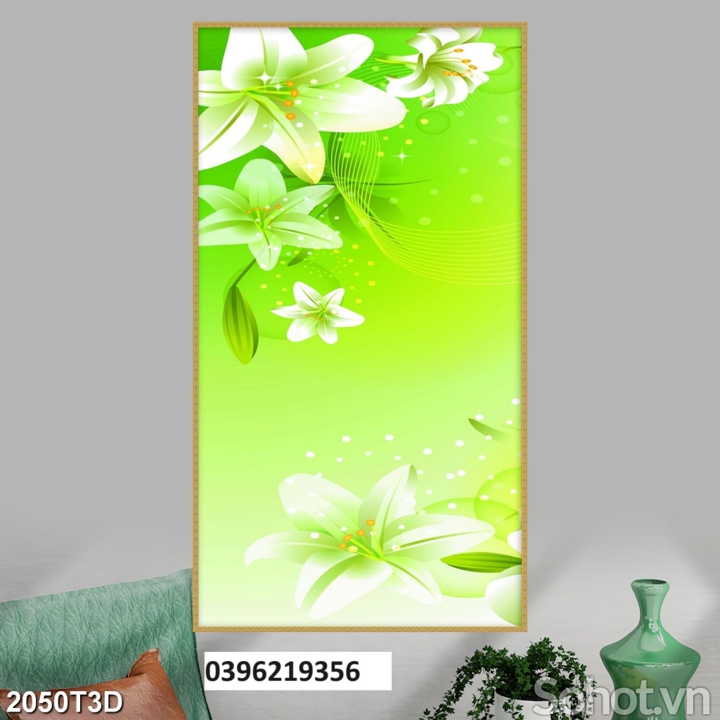 Tranh 3d đẹp trang trí cao cấp