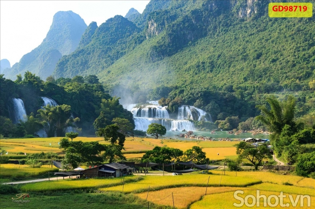 Tranh gạch 3D - phong cảnh thiên nhiên