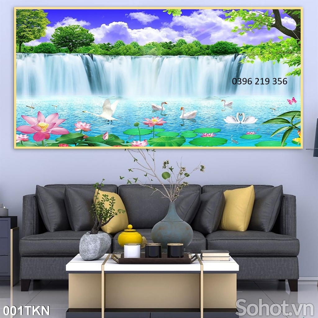 Tranh gạch men 3D ốp lát tường