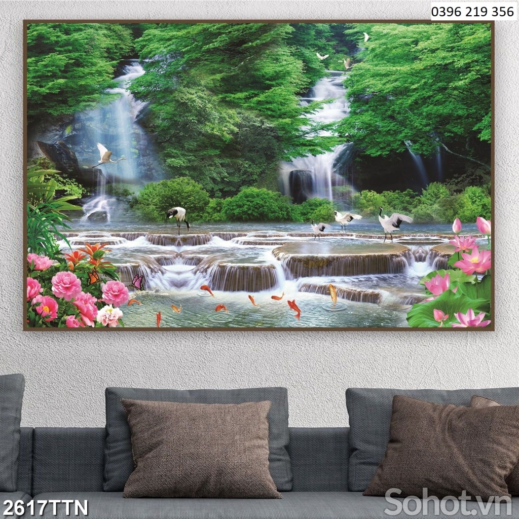 Tranh gạch men ốp tường 3d trang trí
