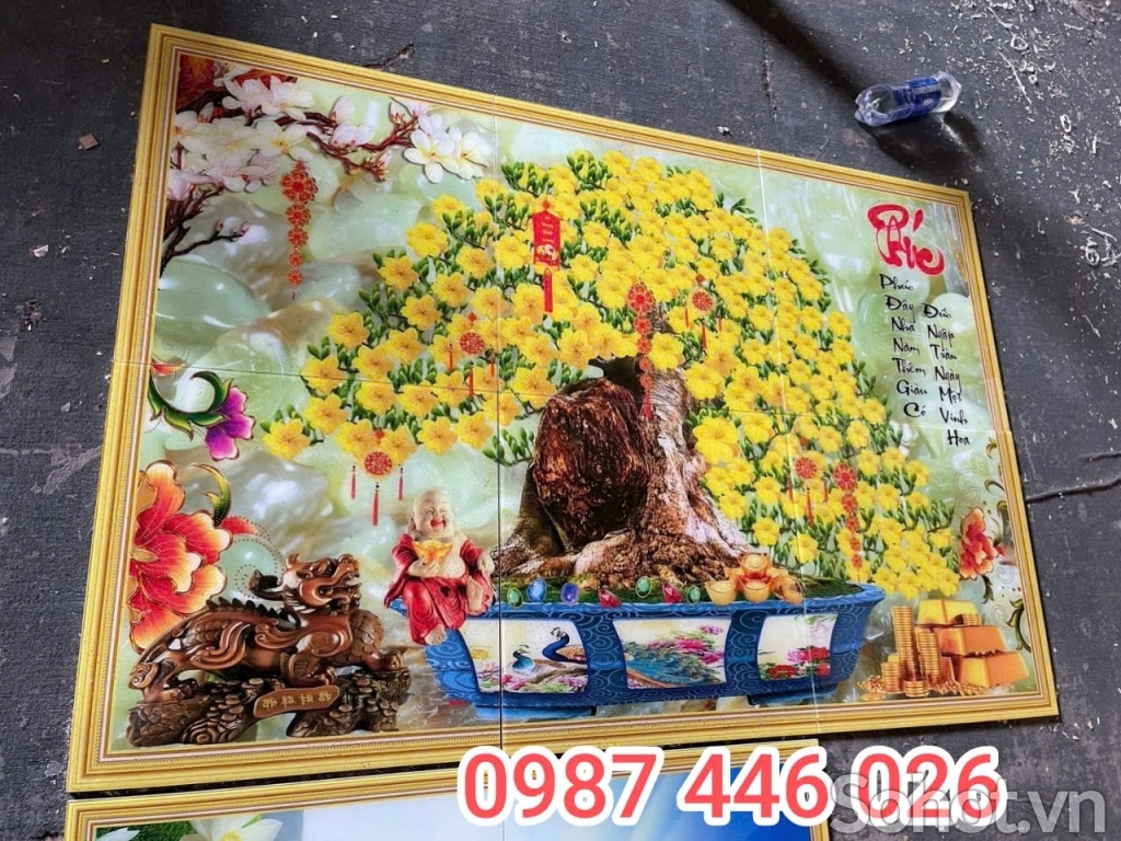 In tranh gạch men 3d