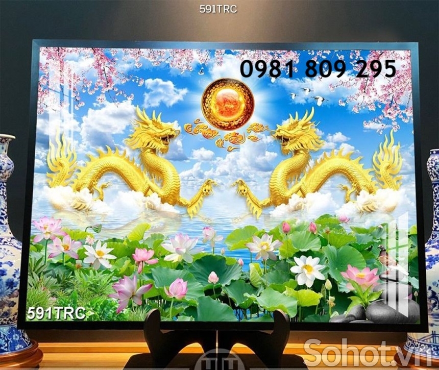 Gạch tranh rồng phượng
