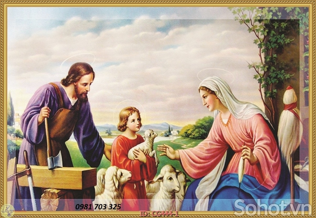 Gạch tranh công giáo ốp tường