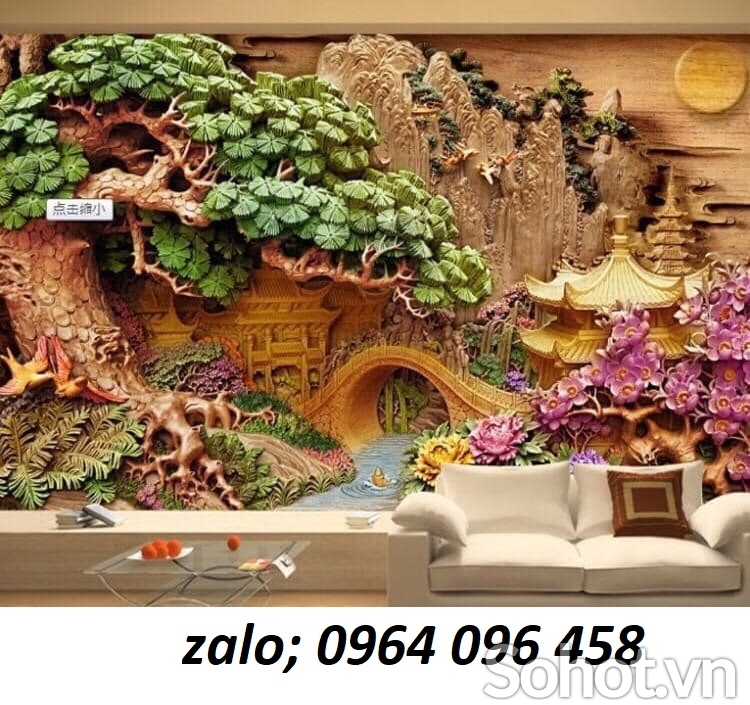 Tranh gạch men 3d phong cảnh - CXX3