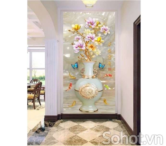 Tranh gạch 3d ốp tường mẫu mới - UK988