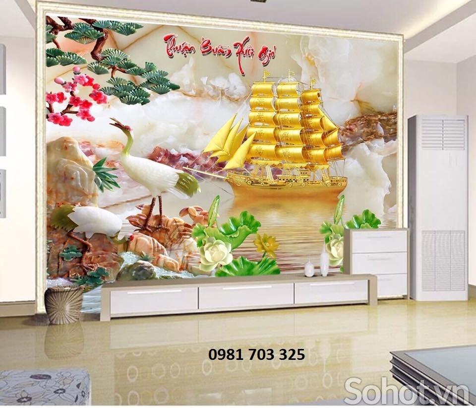 Tranh gạch sứ ngọc ốp tường