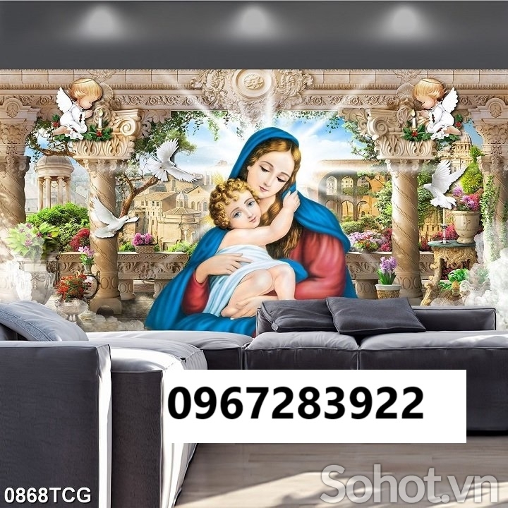 Gạch tranh công giáo đẹp