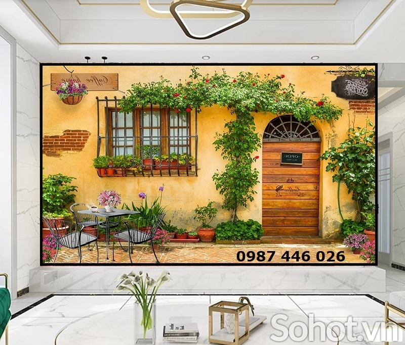 Tranh gạch phong cảnh thiên nhiên HP2934
