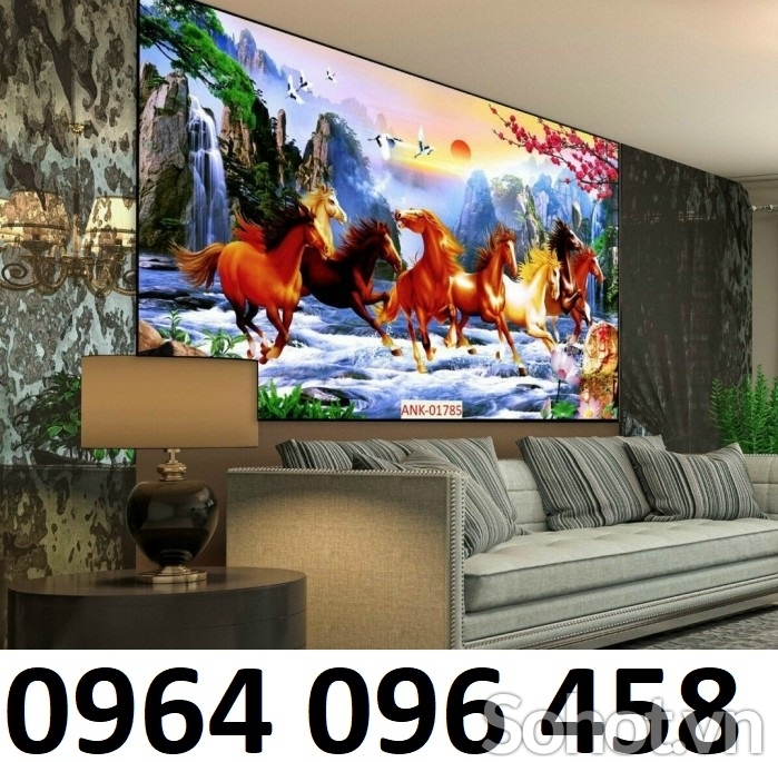 Tranh gạch 3d mã đáo thành công - BNM68