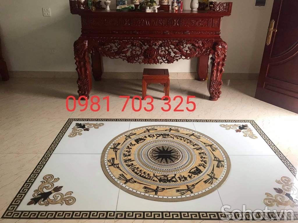 Thảm gạch trang trí hiện đại đẹp