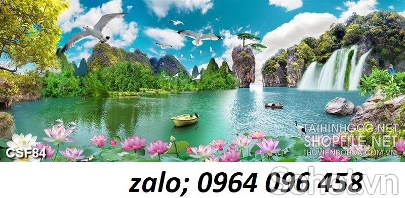 Tranh gạch 3d phong cảnh đồng quê 3d - 098CB