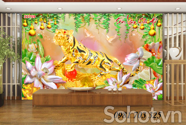 Tranh gạch men phong thủy