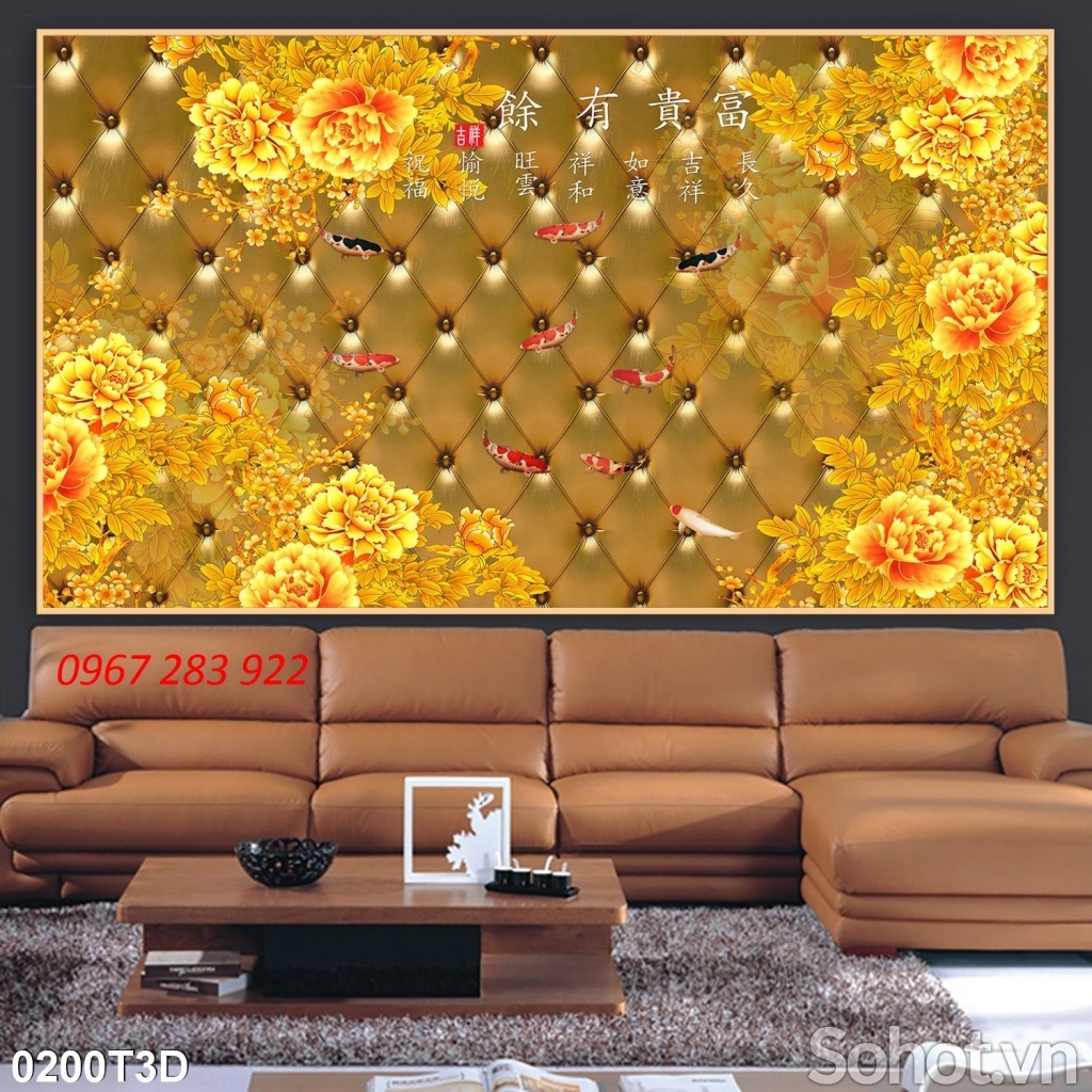 Tranh trang trí tường 3d- Tranh phòng khách