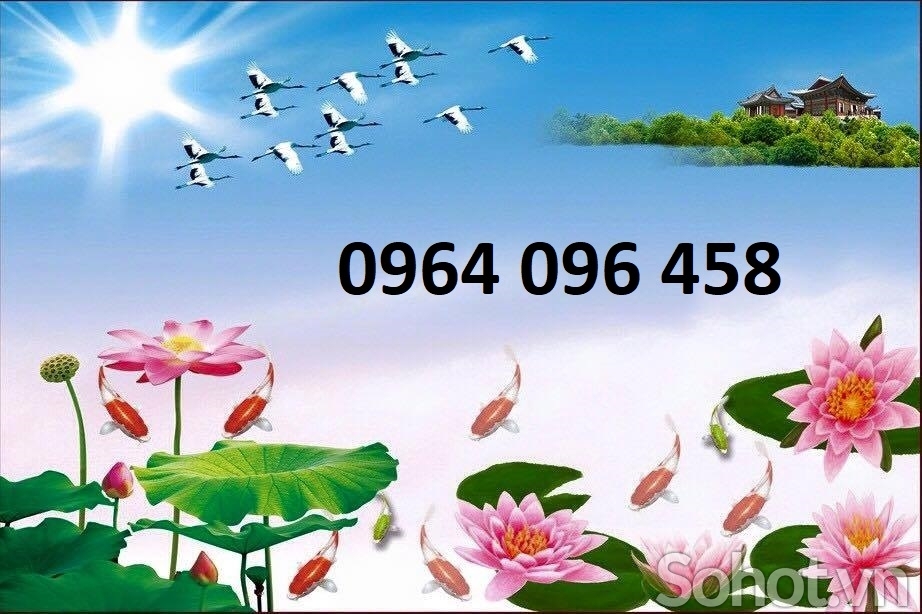 tranh gạch 3d ốp tường mẫu hoa sen - SLK76
