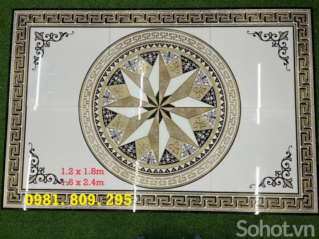 Gạch thảm , thảm lát nền ngôi sao