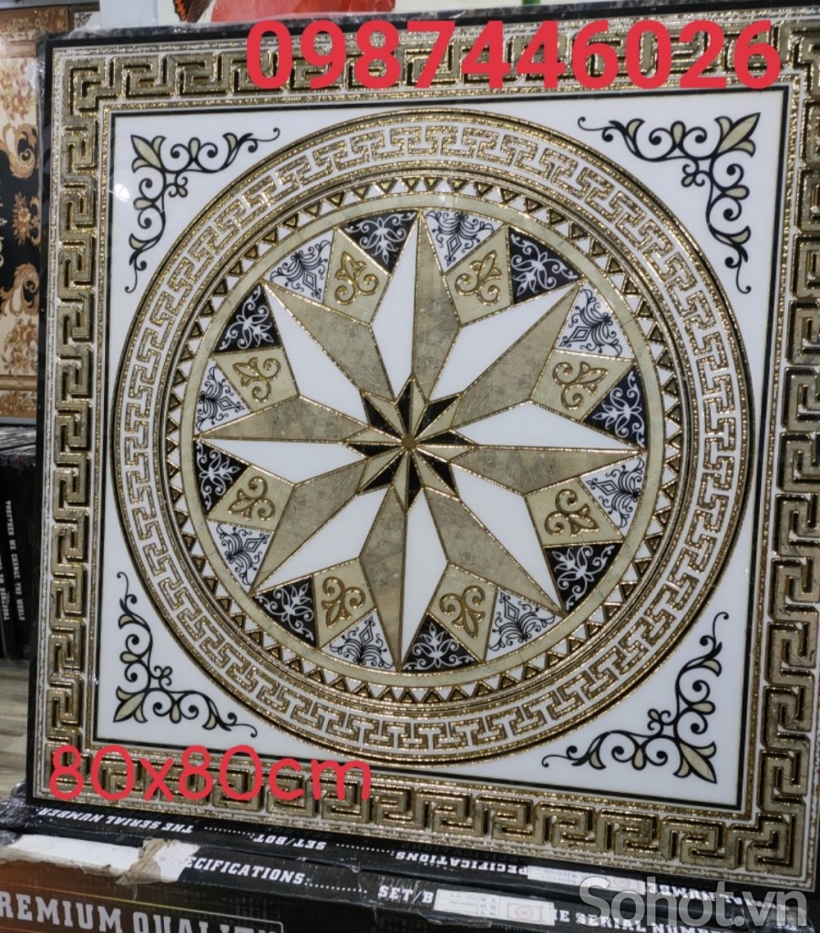 Gạch thảm chiếu nghỉ hoa văn HP927