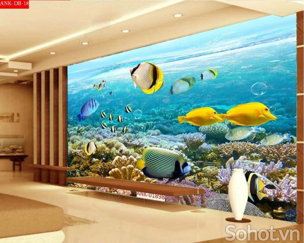 Tranh gạch 3d ốp tường cảnh biển - 789MN5
