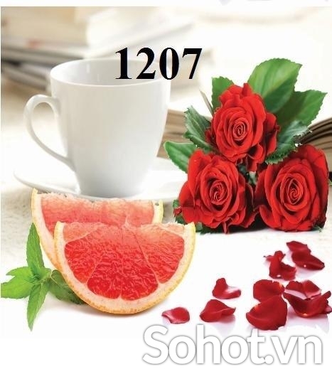 Tranh gạch men phòng bếp