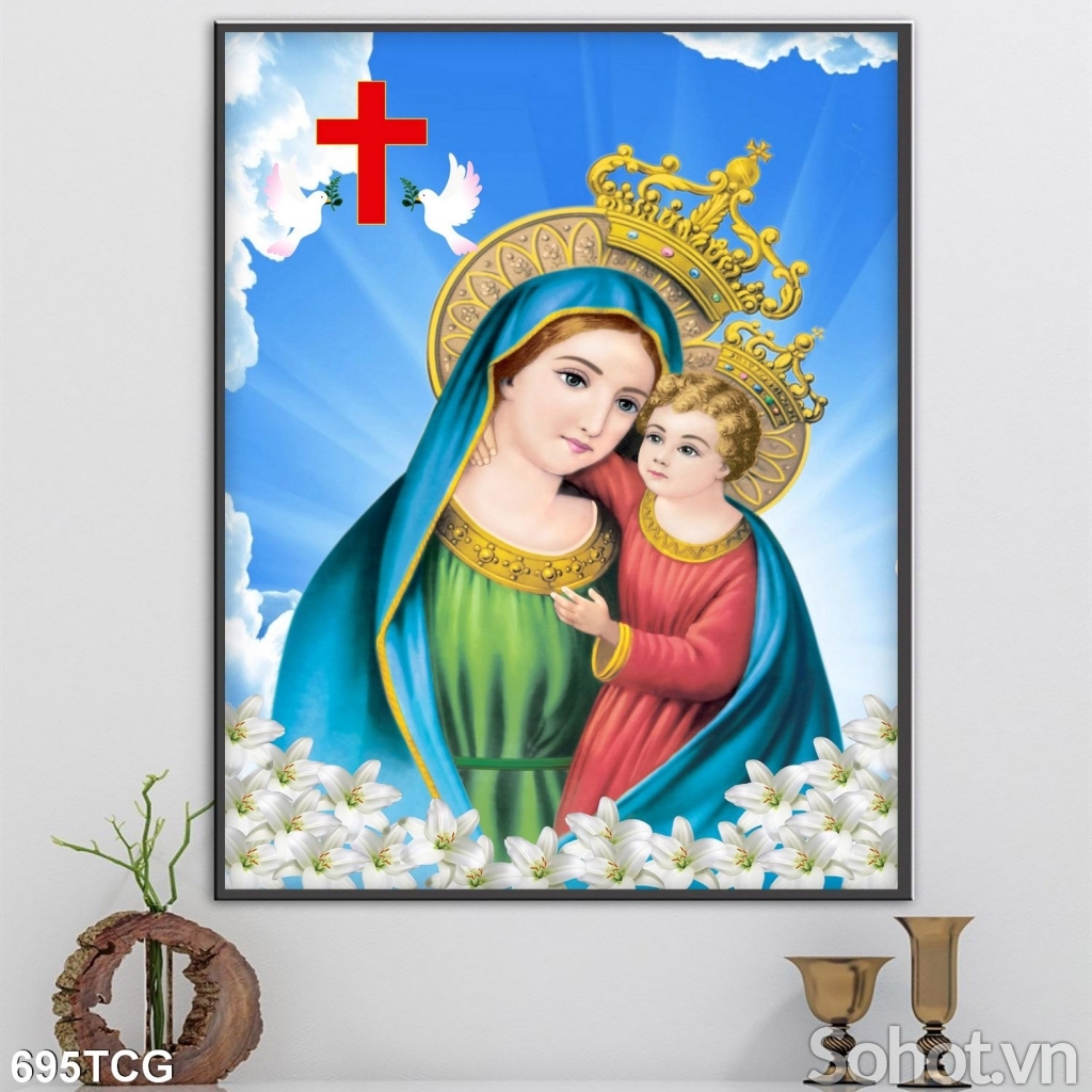 Tranh Công Giáo- Tranh Đức Mẹ Maria