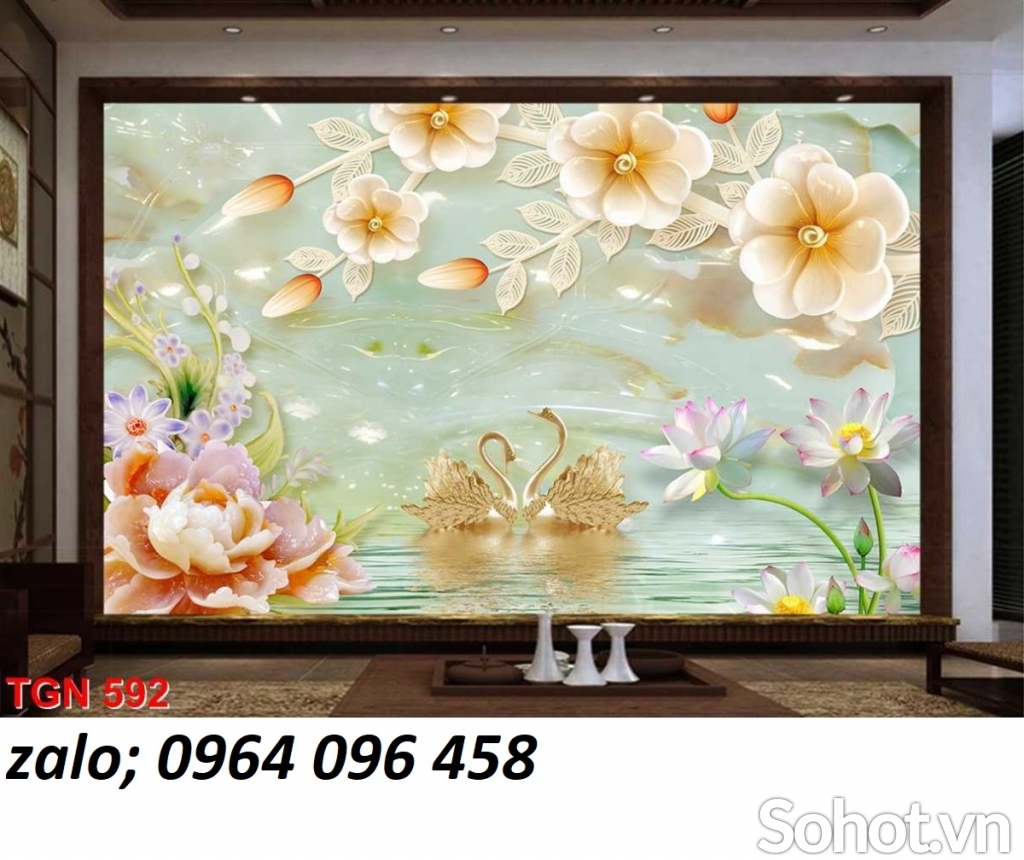 Tranh gạch men 3d khổ lớn - 833SN