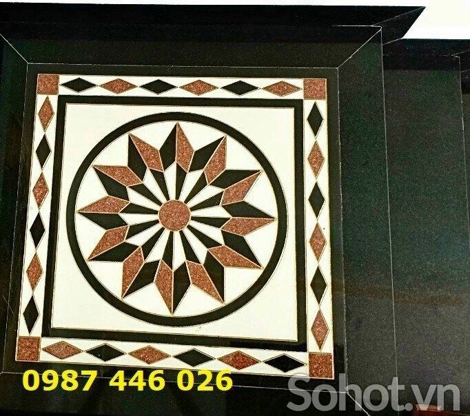 Gạch cầu thang chiếu nghỉ hoa văn HP578