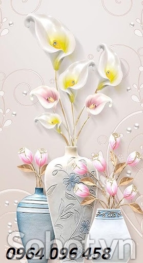 Tranh gạch 3d dán tường phòng khách - 609CP