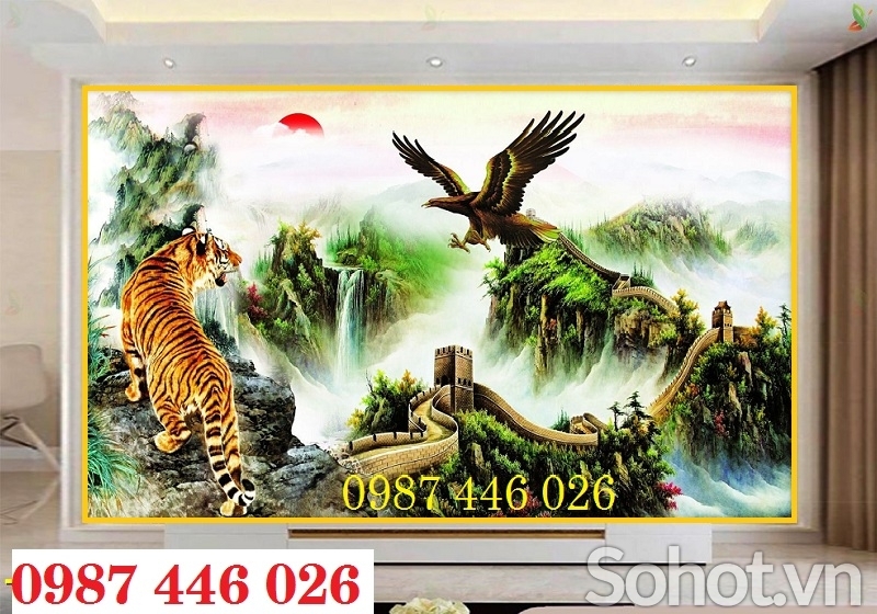 Tranh gạch men vạn lý trường thành H2733