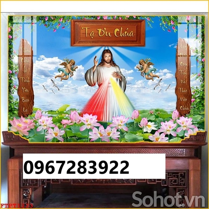 Gạch tranh công giáo đẹp