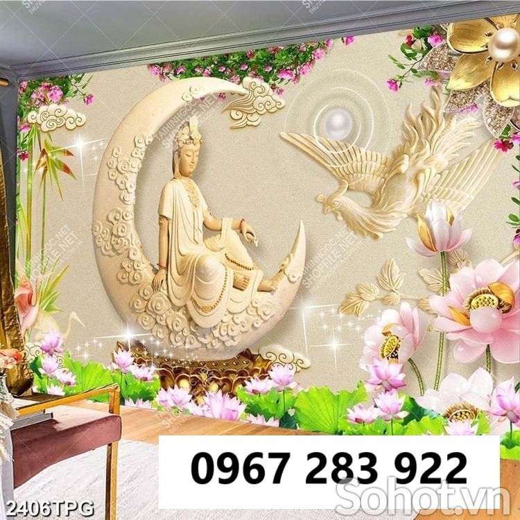Tranh gạch Phật thích ca