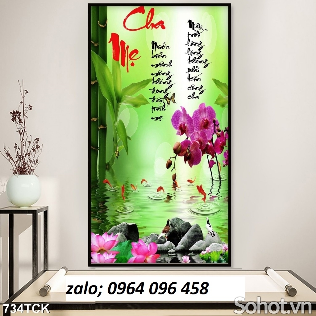 Tranh gạch 3d dán nhà mồ - 053CV